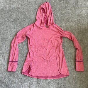 EC Marmot Hooded Long Sleeve Pink T-Shirt - Size Small